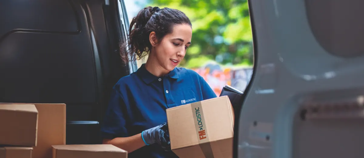 Last mile leveringen van FM Logistic