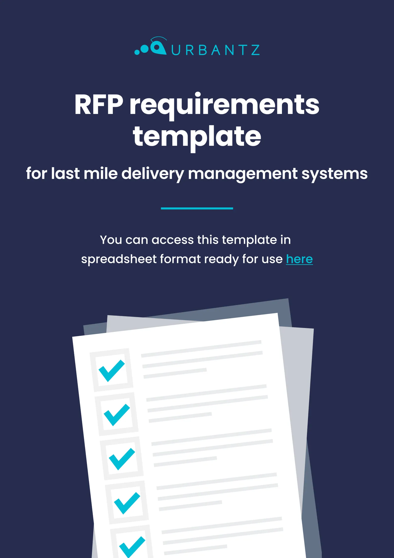 RFP-sjabloon met vereisten voor last mile leveringsbeheersystemen