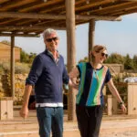 Jon en Mel genieten van de zon - Urbantz-offsite 2021