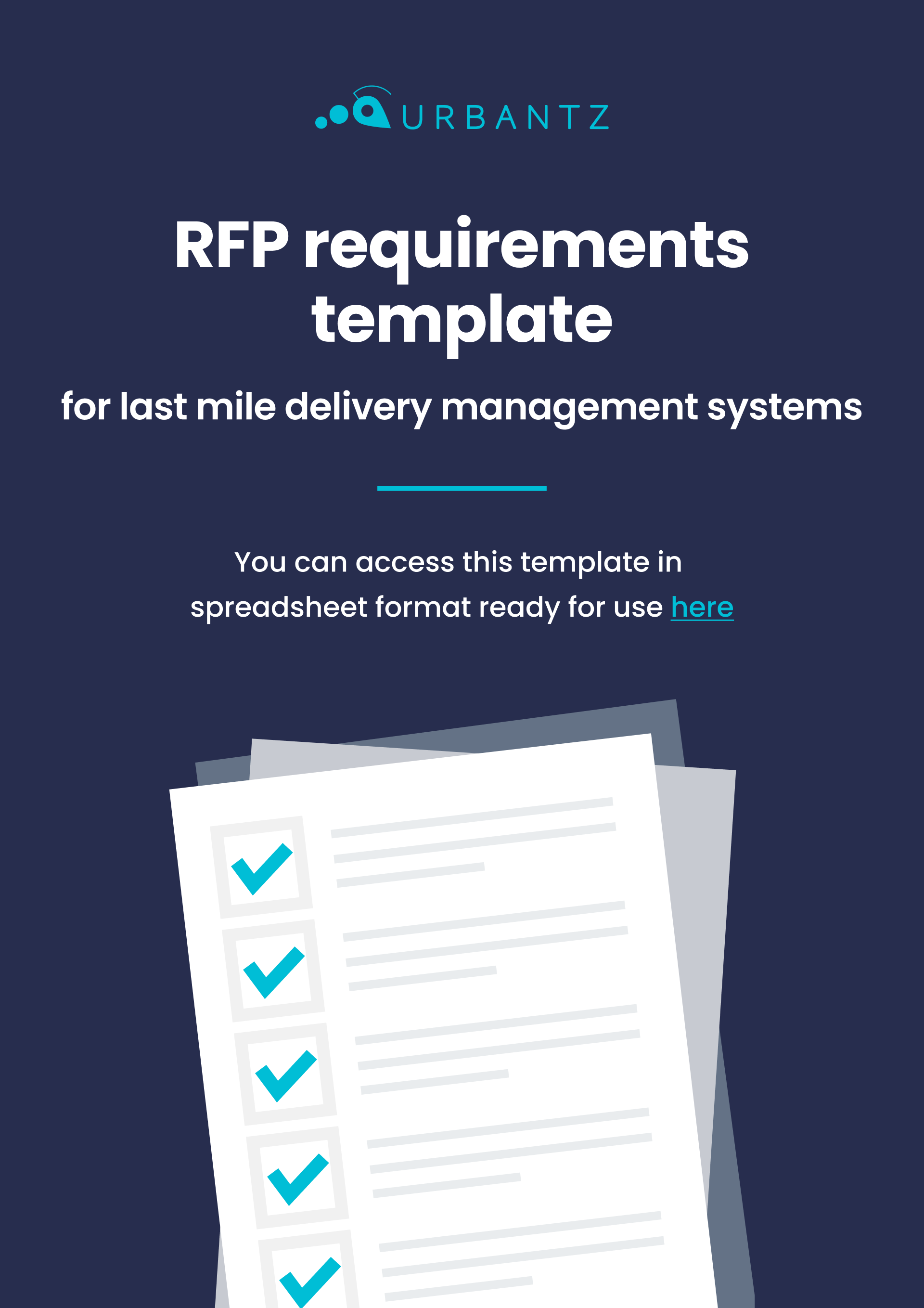 RFP requirements template for last mile delivery management systems