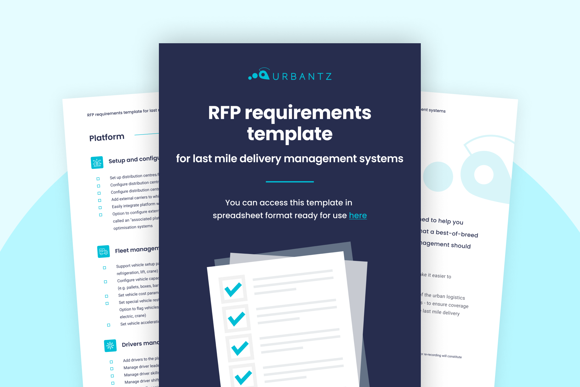 RFP requirements template for last mile delivery management systems